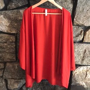 Red shrug